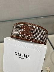 Celine Triomphe Headband Tan - 1