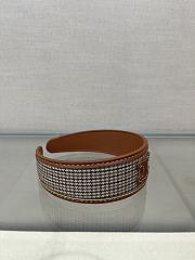 Celine Triomphe Headband Tan - 6