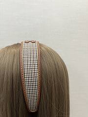 Celine Triomphe Headband Tan - 5