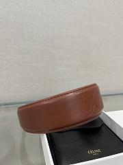 Celine Headband in Calfskin Leather Tan - 3