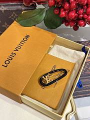 My LV Chain Hair Clip Black M02294 - 5