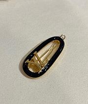 My LV Chain Hair Clip Black M02294 - 4