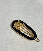 My LV Chain Hair Clip Black M02294 - 3