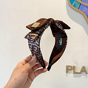 Fendi Headband Brown 20286 - 1