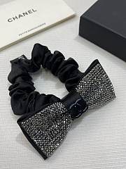 Chanel Hair Tie Black 20289 - 6