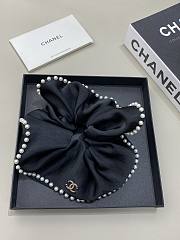 Chanel Hair Scrunchie Black 20290 - 1