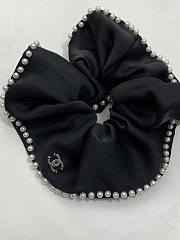 Chanel Hair Scrunchie Black 20290 - 2