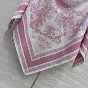 Dior Toile de Jouy Sauvage Dior Silk Top White and Candy Pink Silk Twill - 4