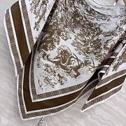 Dior Toile de Jouy Sauvage Dior Silk Top White and Beige Silk Twill - 3