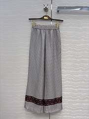 Loro Piana Valerio Printed Silk Twill Wide-Leg Pants in Multicoloured  - 1