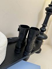 Prada Ankle Boots Leather in Black - 4