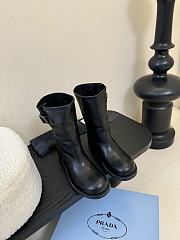 Prada Ankle Boots Leather in Black - 2