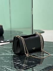 Prada Small Tumulte Nappa Leather Bag 1BD395 Black - 24×13×13cm - 5