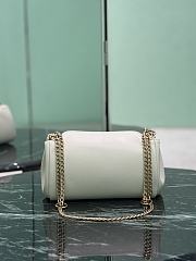 Prada Small Tumulte Nappa Leather Bag 1BD395 White - 24×13×13cm - 4