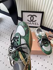 Miumiu Gymnasium Technical Fabric and Python Low Top Sneakers 20321 - 2