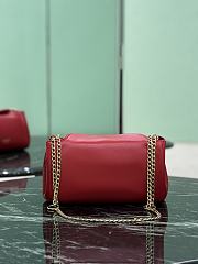 Prada Small Tumulte Nappa Leather Bag 1BD395 Red - 24×13×13cm - 2