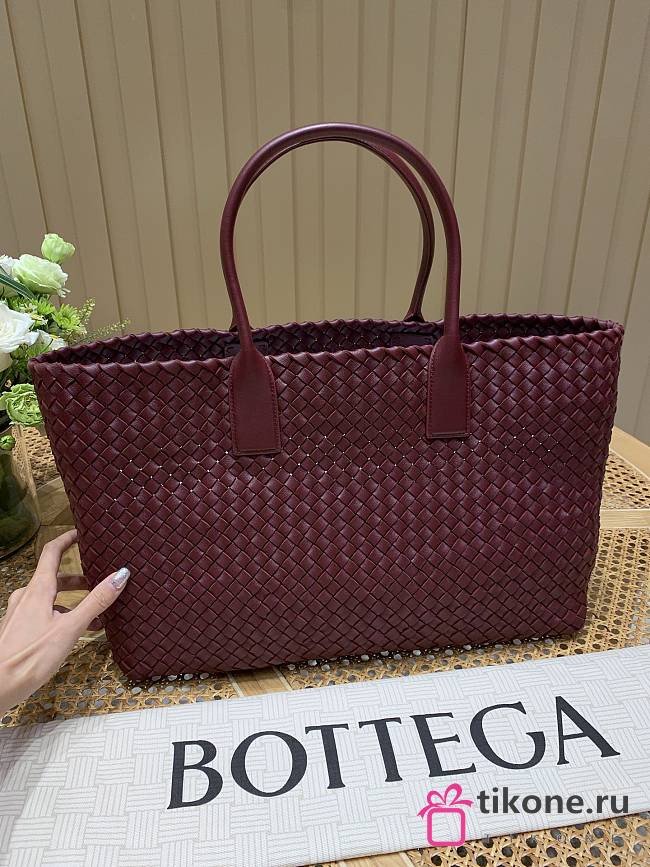 Bottega Veneta MediumCabat Tote Burgundy - 40x29x16cm - 1