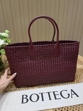 Bottega Veneta MediumCabat Tote Burgundy - 40x29x16cm