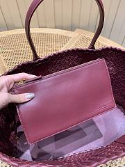 Bottega Veneta MediumCabat Tote Burgundy - 40x29x16cm - 5