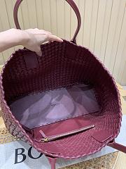 Bottega Veneta MediumCabat Tote Burgundy - 40x29x16cm - 4