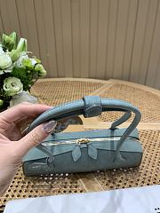 Alaia Le Teckel Medium Bag In Nubuk Calfskin Sage - 33x11x10cm - 2