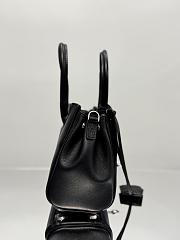 Balenciaga Bel Air Mini Carry All Bag Black Silver - 23x10x8cm - 5