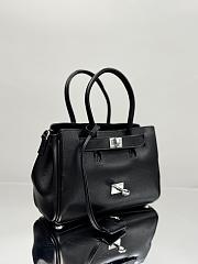 Balenciaga Bel Air Mini Carry All Bag Black Silver - 23x10x8cm - 2