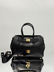 Balenciaga Bel Air Mini Carry All Bag Black Gold - 23x10x8cm - 1