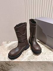 Balenciaga Venom Boot in Brown Calfskin - 1
