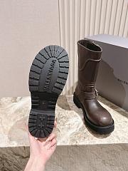 Balenciaga Venom Boot in Brown Calfskin - 5