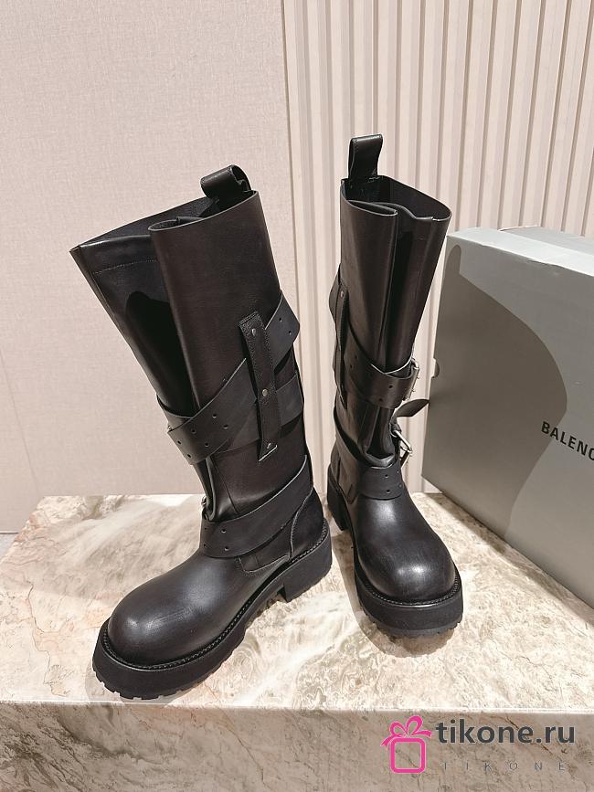 Balenciaga Boot in Black Calfskin - 1
