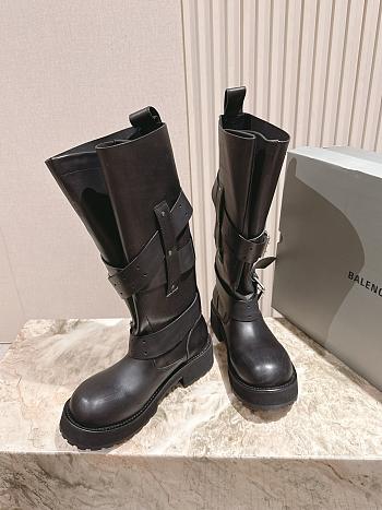 Balenciaga Boot in Black Calfskin