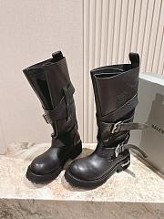Balenciaga Boot in Black Calfskin - 3