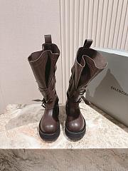 Balenciaga Boot in Brown Calfskin - 5