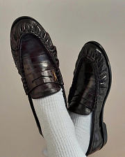 YSL Le Loafer Supple In Eel Black - 1