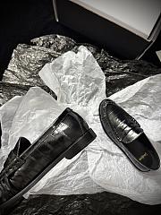 YSL Le Loafer Supple In Eel Black - 4