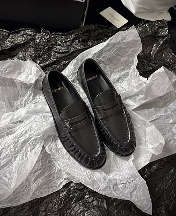 YSL Le Loafer Supple In Smooth Black