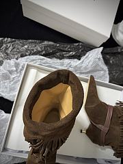Isabel Marant Elten 45 Suede Leather Boots In Brown - 5