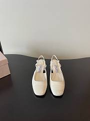 Jimmy Choo Elisa Sling Back 45 Patent Leather Pumps Latte  - 3
