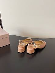 Jimmy Choo Elisa Sling Back 45 Patent Leather Pumps Nude - 5