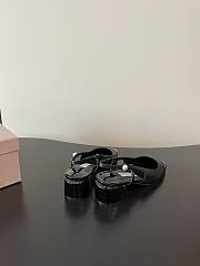 Jimmy Choo Elisa Sling Back 45 Patent Leather Pumps Black - 4