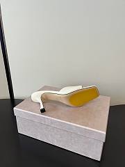 Jimmy Choo Skye 70 Vintage Leather Sandals Latte  - 6