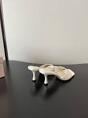 Jimmy Choo Skye 70 Vintage Leather Sandals Latte  - 3