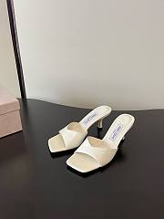 Jimmy Choo Skye 70 Vintage Leather Sandals Latte  - 4