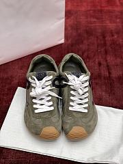 Loewe Ballet Runner 2.0 in Nylon and Calfskin Green - 4