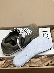 Loewe Ballet Runner 2.0 in Nylon and Calfskin Green - 6