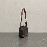 Celine Ava Bag in Triomphe Canvas - 21.5x16x13.5cm - 6