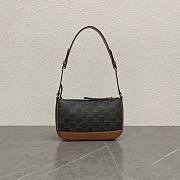 Celine Ava Bag in Triomphe Canvas - 21.5x16x13.5cm - 3