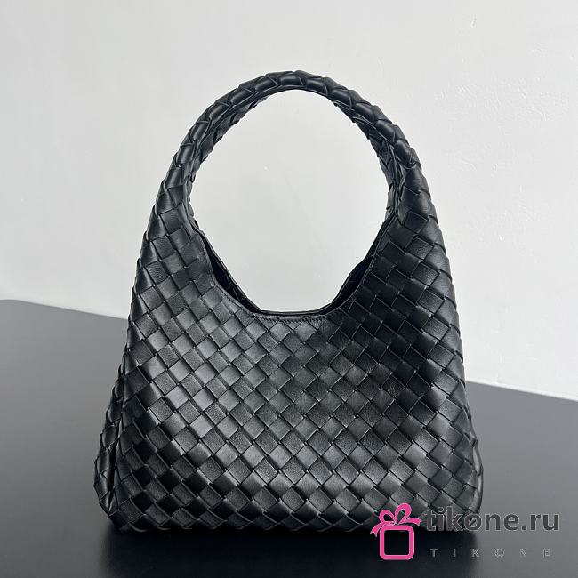 Bottega Veneta Medium Campana Black - 33x20x16.5cm  - 1