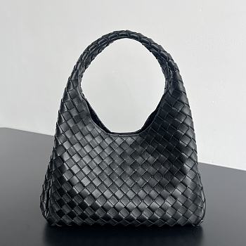 Bottega Veneta Medium Campana Black - 33x20x16.5cm 